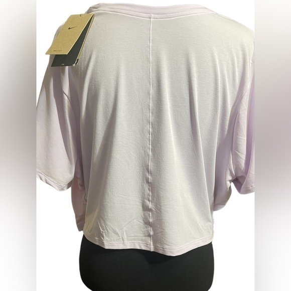 Nwt Nike Dri-FIT One Luxe Twist Standard Fit Short-Sleeve Top Size 1X Purple - Picture 9 of 16